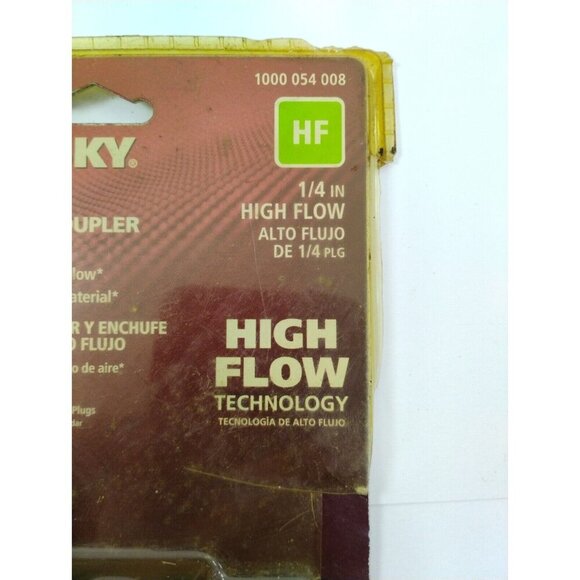 Husky High Flow Aluminum Coupler and Plug Set1/4 inch Discontinued - Picture 3 of 16